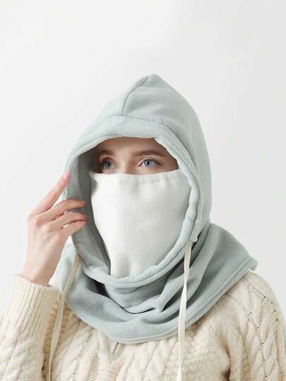 Topi Hangat Musim Dingin Wanita dengan Tudung Berlapisan Bulu, Desain Tali Serut Elastis untuk Penutupan yang Baik, Ringan & Hangat, Cocok untuk Bersepeda, Ski, dan Olahraga Luar Ruangan. Tudung Warna Polos dengan Penutup Telinga Bulu. Unisex, Tersedia Berbagai Warna, Hadiah Natal, Hari Valentine, dan Tahun Baru yang Ideal.