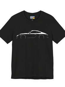 911 Shirt W 992 Coupe Silhouette  Carrera S 4S GTS Years 2020 To 2025 Graphic TShirt Car Lover Gift - 款式13 - 查看 1
