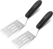 2-Piece Mini Stainless Steel Spatula Set, Small Metal Turner For Cooking And Baking - 2 - 查看 8