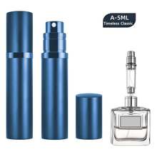 1pc Redesigned Perfume Spray Bottle, Portable Perfume Refillable Atomizer, Bottom Fill Mini Spray Travel Perfume Bottle, Pump Fills Directly From The Bottom Without Removing The Cap, 100% Pure Glass Inner Bottle, With A Visible Window So You Can Easily Know How Much Perfume Is Left, Available In 5ml / 8ml /10ml