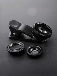 Mobile Fisheye Lens Camera Artifact Wide-Angle Macro Professional Shooting External Filter Lens For Mobile Phone Universal SLR High-Definition Camera Live Photography Three-In-One Suit