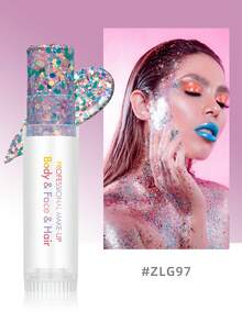 1 件彩虹美人鱼荧光笔棒，超亮发光闪光凝胶化妆棒，适用于身体、面部、头发，适合节日、俱乐部、婚礼、户外活动 - 彩色 - 查看 13