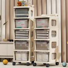 1 pieza Carrito de almacenamiento con ruedas y cajón transparente, organizador con ruedas y múltiples capas, adecuado para guardar calcetines/pañuelos/artículos varios, apto para mesita de noche/dormitorio/sala de estar/baño/cocina