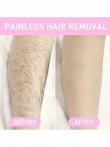 Unisex Crystal Painless Hair Removal Device, Reusable Nano Glass Leg Hair Remover For Women, Magical Crystal Hair Removal Tool For Back, Arms, Legs - No Need To Shave, Washable