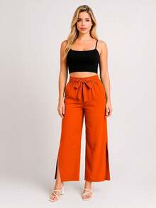Swisz Women Pants - Orange - View 1