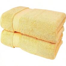 Ultra Soft 8-Piece Towel Set -% Ring Spun Cotton, 2 Oversized Bath Towels 27x54, 2 Hand Towels 16x28, 4 Wash Cloths 13x13 - Daily Use, Hotel & Spa - Olive Green, Luxury Towel Set - 黃色 - 查看 10