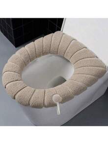 1 pezzo Tappetino universale per sedile del water, Coprisedile da bagno imbottito, Copri sedile lavabile per decorazione da bagno e autunnale