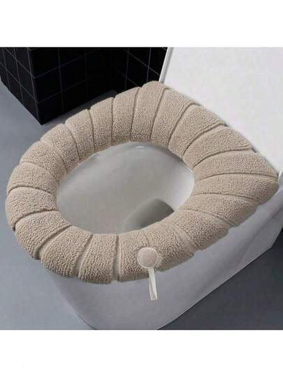 1 pezzo Tappetino universale per sedile del water, Coprisedile da bagno imbottito, Copri sedile lavabile per decorazione da bagno e autunnale