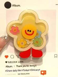 兼容 、Android 手机，生日礼物，家人，朋友手机支架 - 彩色 - 查看 3