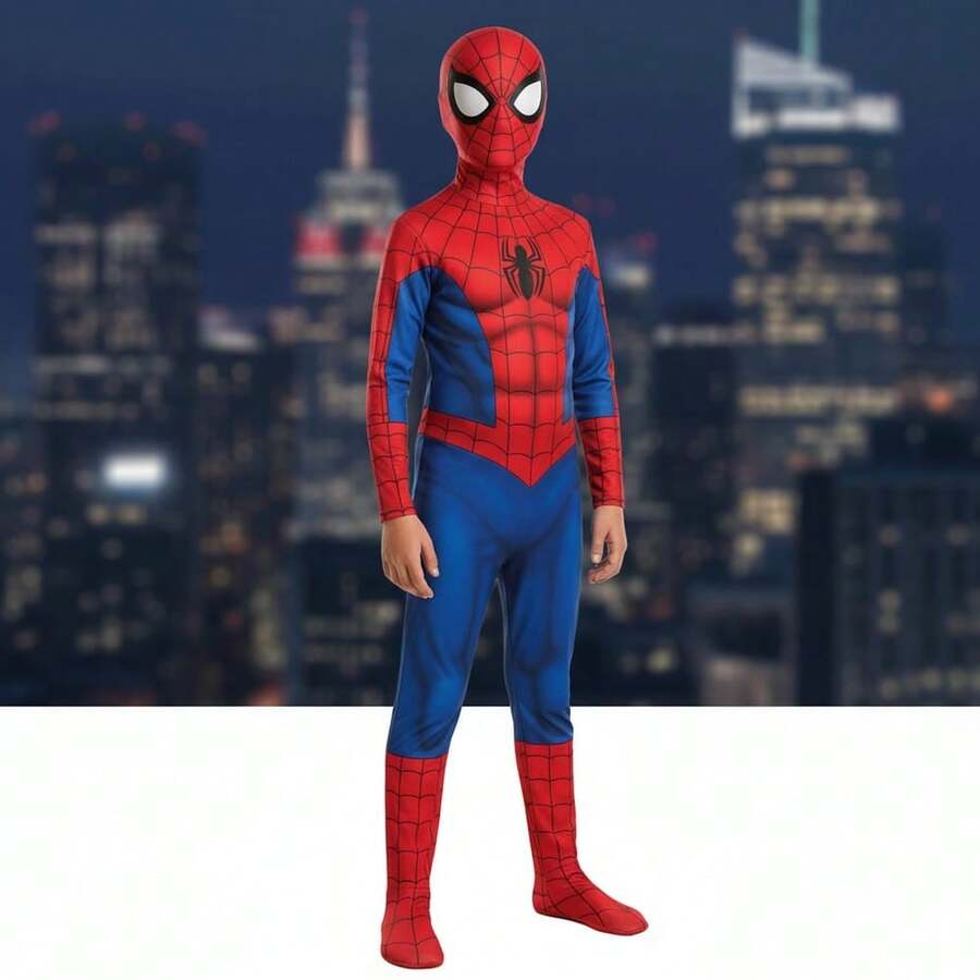 KIWI Costume For Boys And Girls, Complete Superhero Suit With Classic Design And Long Sleeves, Ideal For Costume Parties, Celebrations And School Activities, Perfect For Themed Adventures And Parties - Multicolor - View 1