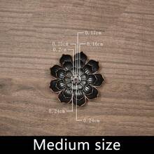 1 Stück, Lotus Räucherstäbchenhalter, Räucherbasis, Aromaascheauffangschale, Messing Räucherstäbchenhalter mit 6 Löchern und abnehmbarer Aschenbecher für Büro, Zuhause, Schlafzimmer, Yoga Raum und Teeraum. Rama Dekoration Rama