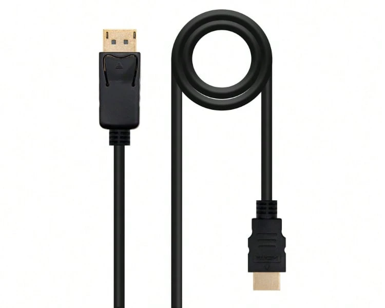 Nanocable DISPLAYPORT To HDMI Converter Cable, DP/M - HDMI/M, Black, 10 M - Black - View 1