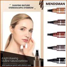 [MENDSMAN]Eyebrow Pencil - Lucky Surprise Delivery, Fine Square Eyebrow Pencil, Create Natural Three-Dimensional Eyebrow Makeup Effect, Waterproof And Sweat-Proof, Long-Lasting And Non-Smudged, Easy To Use, Easily Outline Eyebrow Shape, It Is An Excellent Women And A Good Choice Valentine's Day (Lucky Delivery - Style Is Slightly Different).