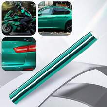 لفة واحدة 50 * 300 سم/19.69 * 118.11 بوصة فيلم ملون قابل للتمدد بطلاء كهربائي للسيارة، ديكور خارجي للمركبة متين ومرن، ملصق سهل التطبيق، تعديل هيكل السيارة DIY، مقاوم للماء والخدش، فيلم قابل للتنفس