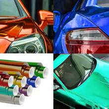 لفة واحدة 50 * 300 سم/19.69 * 118.11 بوصة فيلم ملون قابل للتمدد بطلاء كهربائي للسيارة، ديكور خارجي للمركبة متين ومرن، ملصق سهل التطبيق، تعديل هيكل السيارة DIY، مقاوم للماء والخدش، فيلم قابل للتنفس