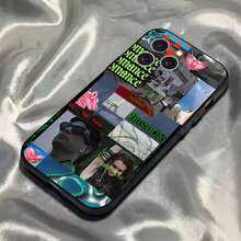 Fontaines DC Romance Phone Case Cover Compatible With  16,15,14,13,12,11,Pro,Max,Plus,X,XS,SE4,E,Mini, Soft Black Case Cover Compatible With  17 Case,  17 Pro Case,  17 Pro Max Case - Z1 - View 4