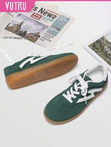 VUTRU 女士轻便软底休闲运动鞋，舒适运动训练鞋 - 墨綠色 - 查看 2