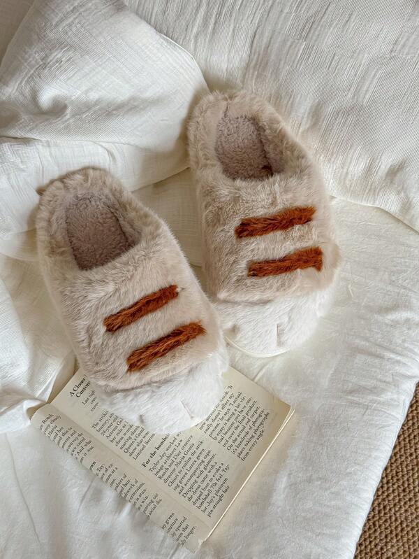 Damen süße Katzenpfoten EVA Tier Plüsch Hausschuhe, kuschelige flauschige Hausschuhe für Innen- und Außenbereich, Winter