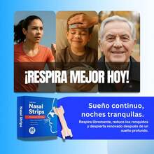Tiras Nasales Antirresfriadas - 50 Unidades, Certificadas CE/ISO/MSDS, Abre Ví Nasales y Mejora Respiración al Dormir, Para Hombre y Mujer - Multicolor - Ver 3