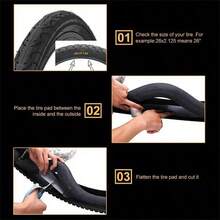 2 Rolls Multi-Size Mountain Bike, Road Bike Anti-Puncture Tire Liners, Inner Tube Liners 26 Inch, 27.5 Inch Inner Tube Anti-Explosion Strips