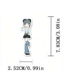 SCXXBSW 50pcs Y2K Cartoon Graffiti Stickers Decorative Water Cups Notebook Luggage Stickers - Multicolor - View 4