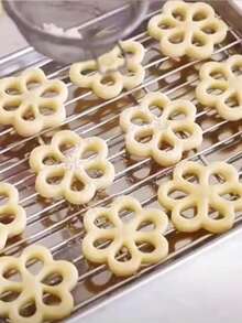 夹心花饼干模具 3D 果酱夹心饼干模具可压翻糖印章新年蛋糕装饰烘焙用品 - 模具 - 查看 6