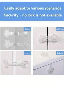 5 Khóa An Toàn Trong Suốt Chất Liệu Bền Khóa An Toàn Khóa Ngăn Kéo Đa Năng Khóa Tủ Lạnh Cho Gia Đình Văn Phòng Tủ Tủ Lạnh Phòng Tắm Nhà Vệ Sinh Tủ Lạnh Ngăn Kéo Khóa Tủ Chống Thấm Nước Khóa Cửa Tủ Lạnh Khóa Tủ Đồ Trang Trí Gia Đình Bảo Vệ Đồ Nội Thất - Nhiều màu - Xem 8