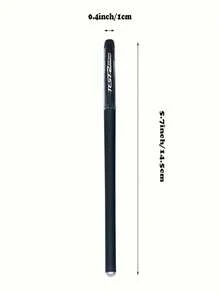 1-20pcs Professional Writing Tools: 0.5mm Business Signature Pen, Practical Ballpoint Pen, Quick-Drying Carbon Pen, Suitable For Office, School, Halloween, Christmas - Black - View 3