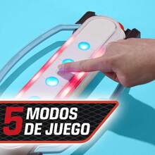 Gaming Hypershot Juego de Hockey Electrónico, 5 Juegos en 1 con Música, Luces y Sonido, Incluye 2 Discos de Plástico, para 1 o 2 Jugadores, + 8 años - 1 - Ver 10