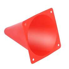 KINJOEK 30 Packs 9 Inch Sports Training Cones Traffic Cones With Rounded Edges For Safety Soccer Football Basketball Coaching Agility Drill Training Field Marker Cones Redgift - as pic - View 3
