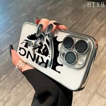 Una de medio león negra. La funda magnética electrochapada para teléfono con lente todo incluido soporta carga inalámbrica magnética y adecuada para las series 16 Pro, 16, 15 Pro, 14, 14 Plus/14 Pro, 13, 13 Pro, 12 Pro, 11/11 Pro y Pro. un gran regalo para amigos, cumpleaños y festivales. - Morado - Ver 2