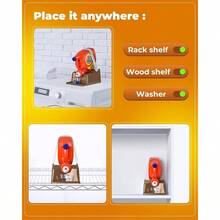 TidyFriend - Soporte para detergente lquido para ropa con bandeja de goteo y pies de agarre de goma, soporte para organizacin y almacenamiento de lavandera, dispensador de suavizante de tela con - 1 + Marrón - Ver 5