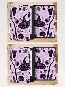 Ốp lưng máy tính bảng họa tiết minh họa yếu tố phù thủy, phù hợp với IPad 9.7/10.2/10.5/10.9/12.9/Pro 11 (thế hệ thứ 10), tương thích với Samsung Galaxy Tab S6 Lite phiên bản 10.4 inch, tương thích với Kindle Paperwhite thế hệ thứ 12 năm 2024, Kindle (thế hệ thứ 11) năm 2022 và Kobo Clara Color, được trang bị khả năng chống rơi nhẹ và chức năng đánh thức/ngủ thông minh theo chiều dọc/tự động. - Nhiều màu - Xem 10