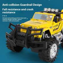 1pc 2025 New Off-Road Toy Car Inertial Large Beach Truck Pickup Truck Car Model, Birthday Gift, Christmas Gift, Gift, Perfect Gift, Present - Multicolor - View 3