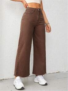 Denim Wide Leg Trousers Straight Loose Baggy Jeanshalloween