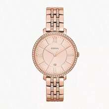 Women's Quartz Stainless Steel Three-Hand Watch Stainless Steel Case/Glass ES3546/ES3547/ES3631/ES3632 - Rose Gold + Diamond - View 1