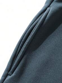 Men's Y2K Style Autumn And Winter Collection - Star Flame - Printed Pattern Design Drawstring Sweatpants, Loose Casual Sports Pants, 250g Polyester Soft Fabric, Machine Washable, Local Warehouse, Fashionable And Versatile, Straight Leg Pants Suitable For Boys And Girls Returning To School, Streets, Outdoor Sports Wear - Grayish blue(灰藍色) - 查看 3