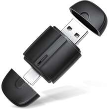 Apple CarPlay Wireless Adapter, Convert Wired To Wireless CarPlay, Plug And Play, Dual Head Wireless Android Car Car Adapter, Bluetooth Car Play Wireless Adapter For IPhone/Android