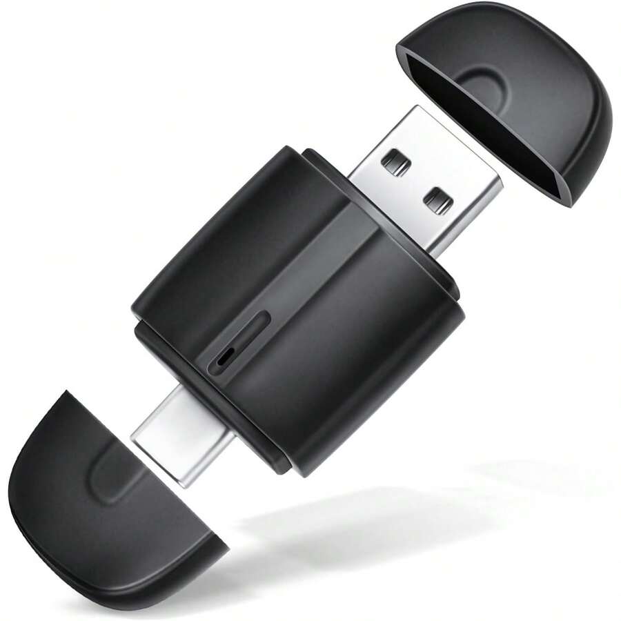 Apple CarPlay Wireless Adapter, Convert Wired To Wireless CarPlay, Plug And Play, Dual Head Wireless Android Car Car Adapter, Bluetooth Car Play Wireless Adapter For IPhone/Android