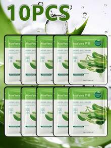 1/5/10/20/30片装芦荟面膜，蕴含芦荟提取物和透明质酸钠，具有保湿、滋养和紧致功效。温和不刺激，可提亮肤色、美白、改善干燥粗糙肌肤、淡化细纹、修复日晒损伤，并舒缓提拉肌肤。适合所有肤质，是日常护理的理想之选。 - 彩色 - 查看 13