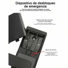 cerradura de puerta inteligente TTlock Bluetooth/Tuya Wifi contraseña de huella digital 13,56 MHZ tarjeta IC sin llave Smartlife Home - 22x180 - Ver 5