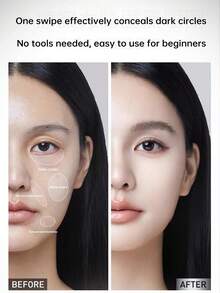 Maybelline 美宝莲遮瑕橡皮擦遮瑕棒斑点修正液，适用于面部瑕疵、黑眼圈、痘印 - 100號色 6ML - 查看 11