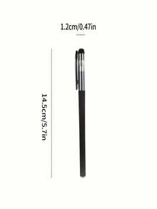 1-20pcs Professional Writing Tools: 0.5mm Business Signature Pen, Practical Ballpoint Pen, Quick-Drying Carbon Pen, Suitable For Office, School, Halloween, Christmas - Black - View 6