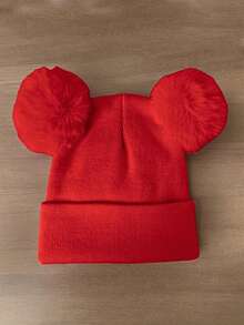 1 chiếc mũ len cho bé sơ sinh, mũ len trẻ em unisex, phụ kiện cho bé, mũ beanie cho trẻ sơ sinh, mũ co giãn, cho bé từ 0-3 tuổi. - Bóng đôi - Xem 31