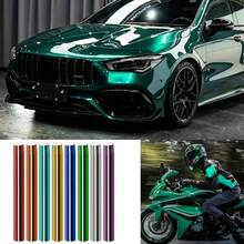 لفة واحدة 50 * 300 سم/19.69 * 118.11 بوصة فيلم ملون قابل للتمدد بطلاء كهربائي للسيارة، ديكور خارجي للمركبة متين ومرن، ملصق سهل التطبيق، تعديل هيكل السيارة DIY، مقاوم للماء والخدش، فيلم قابل للتنفس