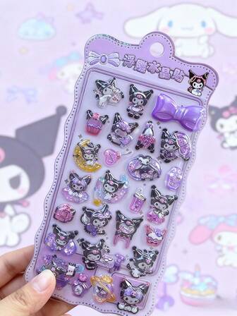 新款三维立体3D浮雕贴纸创意装饰贴纸高价值手册贴纸浮雕贴纸物品装饰家居装饰涂鸦装饰三维贴纸随机图案