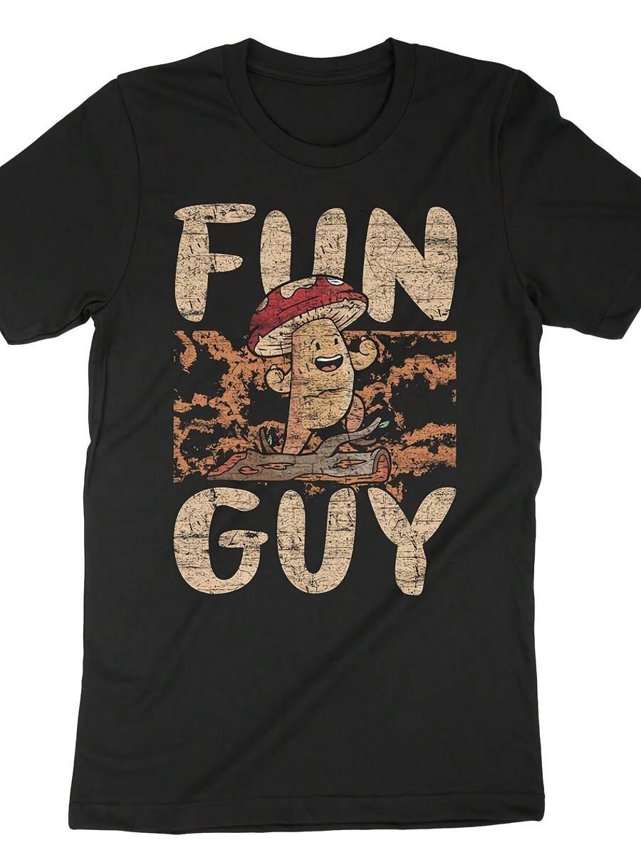 Fun Guy, Fungi T-Shirt, Magic Musoom, Cottagre Fungus, Foraging Mycology Shirt - Style10 - 查看 1