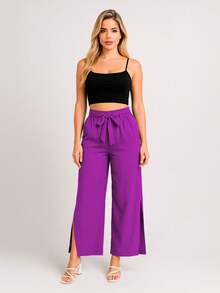 Swisz Women Pants - Rose Red - View 8