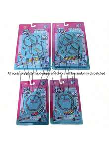 Assorted Size Sticker Bracelet, Kids DIY Beaded Bracelet, Surprise, Creative Stickers [Some Parts Random, Color Difference, Aging] - Multicolor - View 12