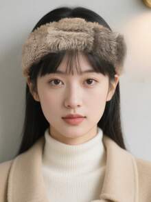 18 piezas Juego surtido de scrunchies, diademas y pinzas para el cabello - Paleta de colores beige suave y marrón claro, accesorios para el cabello de punto suave y cálido para otoño/invierno, sin daños, uso versátil diario para mujeres, regalos para mujeres, sujetadores de cola de caballo